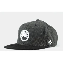 BAVARIAN CAPS Cap Gipfelstürmer Tweed - dunkelgrau (Snapback) DUNKELGRAU - 