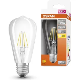 Osram LED-Lampe 4058075434400 7W E27 warmweiß 1 St.