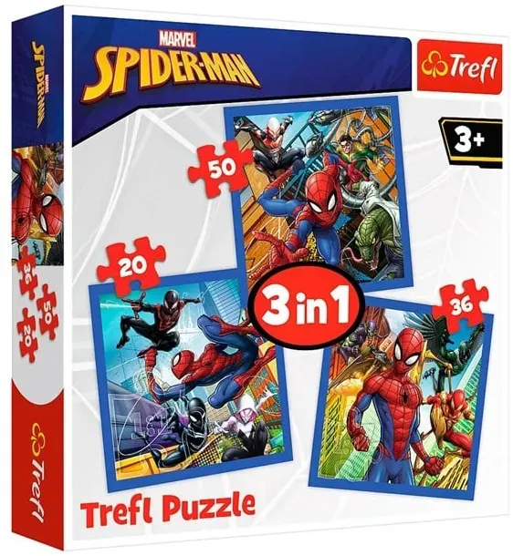 Puzzle - Spider-man - Spider Force (3in1) Boden