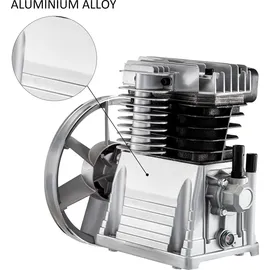 Vevor 3KW Kompressor Aggregat, 2 Zylinder Kompressor, 375L Aerotec Kompressor Luftdruck Aggregat max, 11 bar für die chemische Industrie