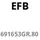 EFB-Elektronik Fachboden Stahl 1HE grau tiefenverstellbar max.150 kg