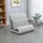Homcom Relaxsessel Polyester 71 x 60 x 72 cm Grau mit verstellbarer Rückenlehne