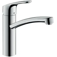 hansgrohe Einhebel-Spültischmischer FOCUS chrom 1jet Niederdruck, offene Warm...