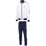 Fila Tennisanzug Tracksuit Manuel (Jacke+Hose, 100% Polyester) weiss/navy Herren