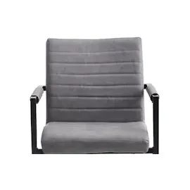 möbelliebling Esszimmerstuhl Freischwinger Grau Eisengestell PARZIVO