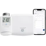 eQ-3 Homematic IP Smart Home Starter Set Mini Heizen – Standard, Digitale Steuerung Heizung + App, Alexa, Google Assistant, einfache Installation, Energie sparen, Thermostat, Heizungsthermostat, 158096A1