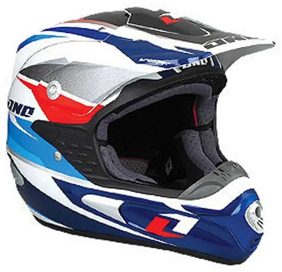 One Industries Trooper Offroad-helm - Blue / White - XS