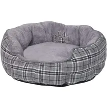 Nobby Komfortbett rund Classic Kapu 50 x 50 cm grau