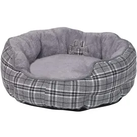 Nobby Komfortbett rund Classic Kapu 50 x 50 cm grau