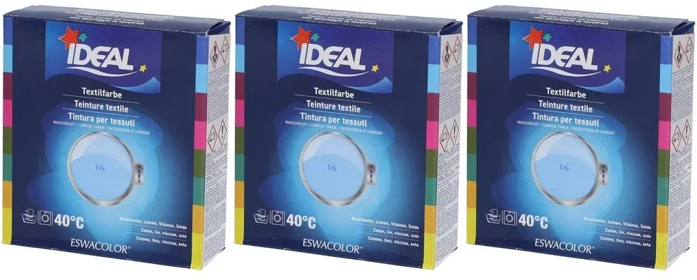 Ideal Maxi Langanhaltende Textilfarbe - 16 Himmelblau