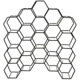 Light & Living Weinregal 48 x 18 x 52 cm Schwarz