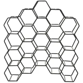 Light & Living Weinregal 48 x 18 x 52 cm Schwarz