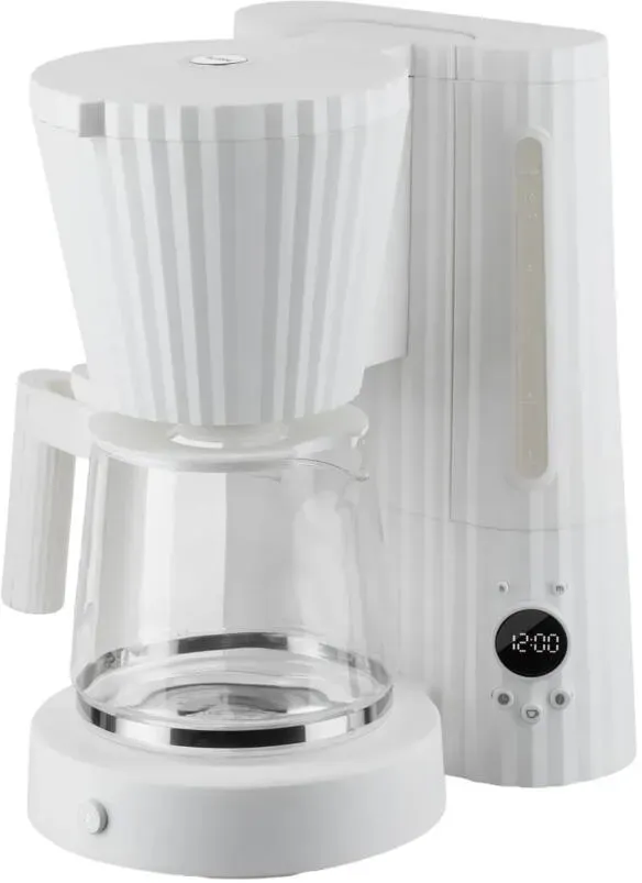 Alessi Plissé Filterkaffeemachine Weiß