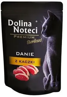 Dolina Noteci Premium Nassfutter für sterilisierte Katzen - Entengericht 85g