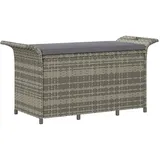 vidaXL Gartenbank 116 x 46 x 57 cm Grau