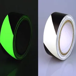 B-SAFETY - Fluchtweg-Klebeband als Warnmarkierung langnachleuchtend, 25 mm