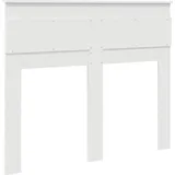 vidaXL Kopfteil mit Kopfteil Weiß 120 cm Holzwerkstoff vidaXL