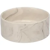 Karlie Hundenapf Keramik – rund – 750ml – grau – spülmaschinenfest – für mittelgroße Hunde – Flamingo dog bowl baron