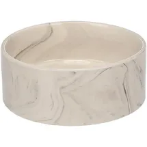Karlie Hundenapf Keramik – rund – 750ml – grau – spülmaschinenfest – für mittelgroße Hunde – Flamingo dog bowl baron