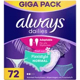 always Slipeinlage Normal Flexistyle Fresh Gigapack 72