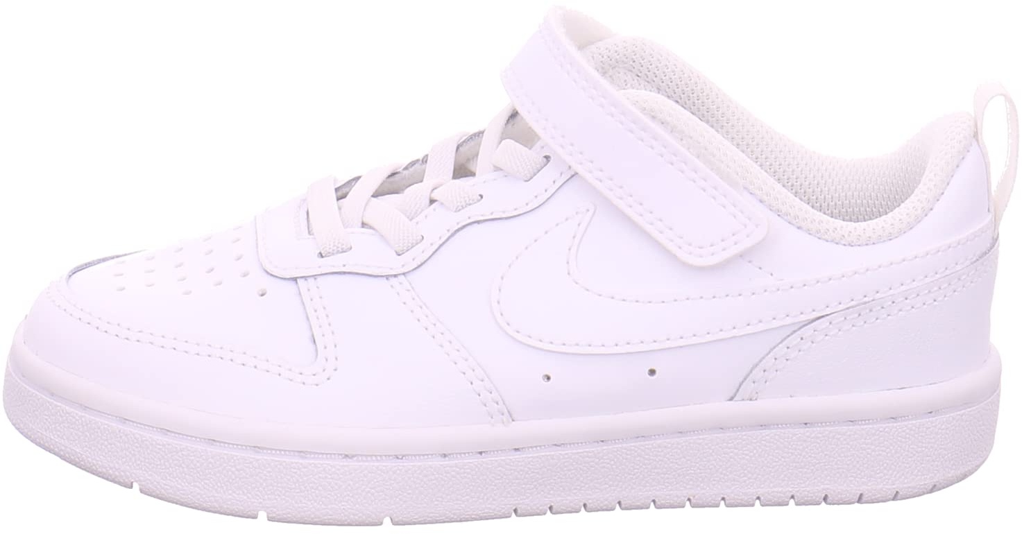 Nike Jungen Court Borough Low 2 (Psv) Sneaker, White/White-White, 30 EU - 30