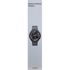 Samsung Galaxy Watch6 Classic Schwarz 43 mm BT Sport Band Schwarz