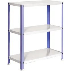 SimonRack Metallregal mit Schrauben für Haus Simonhome3 Regale. Farbe:VIOLETA/BLANCO900x800x400