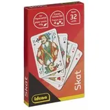 Idena Kartenspiel 40372, Skat, ab 8 Jahre, 3 Spieler, Französisches Bild