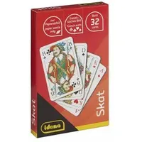 Idena Kartenspiel 40372, Skat, ab 8 Jahre, 3 Spieler, Französisches Bild