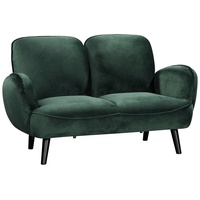 Atlantic Home Collection BEN, 2-Sitzer Sofa, Samt, grün