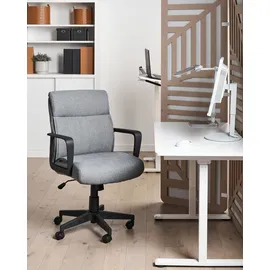 Beliani Byron Stoff Grau