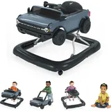 Bright Starts Ford Bronco 4-in-1 Spielmöglichkeiten Baby Lauflernwagen, Area 51 Blau, Unisex, Alter 6 Monate +