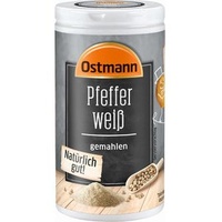 Ostmann Pfeffer weiß, gemahlener Pfeffer im Streuer, 45g