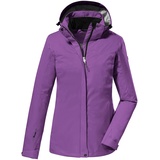 KILLTEC Damen Funktionsjacke/Outdoorjacke mit abzippbarer Kapuze KOS 133 WMN JCKT, malve, 46, 38383-000