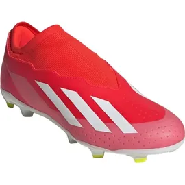 adidas X Crazyfast League Laceless FG Fußballschuh Nockenschuhe, rot, Größe 44 2⁄3 - 44 2/3