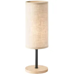 Tischleuchte Beistelllampe Nachttischlampe Schreibtischlampe Eichenfarbe H 30 cm