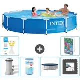 Frame Pool Rund - 366x76 Cm - 7-teilig  S215