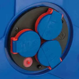 Brennenstuhl Kabeltrommel, 50m IP44 3xSteckdosen, Mit thermischem Überlastschutz, mit Tragerahmen