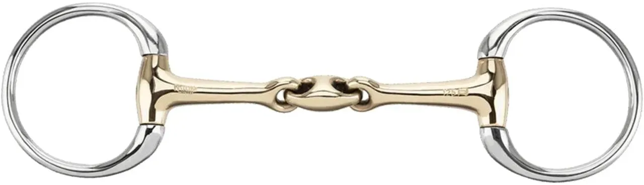 Sprenger KK Ultra Olivenkopfgebiss, doppelt gebrochen, 14 mm, Sensogan