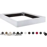 Hasena Dream-Line Bettrahmen Ciara 28/4S 140x200 cm / PK4 Echtleder 505 bianco