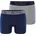 2er-Set Boxershorts Dunkelblau L