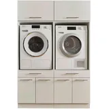 laundreezy Mehrzweckschrank-Set »LAUNDREEZY LDSK3«, weiß