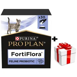 PURINA PVD FortiFlora 30 Beutel + Überraschung für die Katze