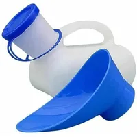 Lunata 2x Urinflasche für Damen Und Herren mit auslaufsicherem Verschluss, [1000ml], autoklavierbar