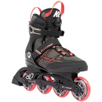 K2 Skates Damen Inline Skates ALEXIS 80 BOA, grey - coral, 30G0317.1.1.100