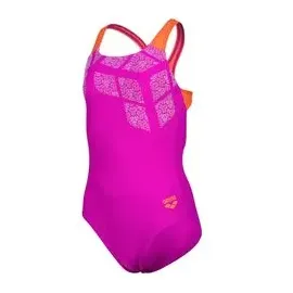 Arena Kikko Badeanzug Orange/Pink 152