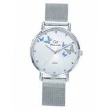 GIRL ONLY Damen Edelstahlarmband Uhr silber Analog Quarzuhr D2UGO695394 - Silber