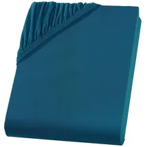 Carpe Sonno Spannbettlaken Mikrofaser-Polyester 180 x 200 cm Petrol