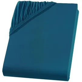 Carpe Sonno Spannbettlaken Mikrofaser-Polyester 180 x 200 cm Petrol