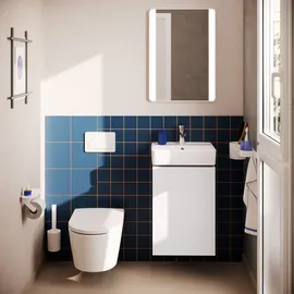 Hansgrohe Xilesa E 430x330mm, f HWB, Türan. re, mattweiß